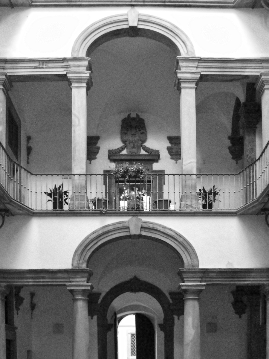 Livorno Cortile di Palazzo Huigens